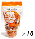 (10袋セット)蒜山ジャージー キャラメルザックル 100g(袋入、チャック付き)×10袋(まとめ買い)(手作り ラスク アーモンド風味 焼菓子 ソフトフランス...