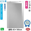 JHA 姿見 鏡 おしゃれ 姿見ミラー 姿見鏡(デザインミラー)シンプル4 W400×H1800(ビス用)EM-40X180Tb-S4 防湿 鏡 ミラー フレー...