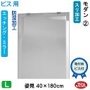 JHA 姿見 鏡 おしゃれ 姿見ミラー 姿見鏡(デザインミラー)モダン2 W400×H1800(ビス用)EM-40X180Tb-M2 防湿 鏡 ミラー フレームレスミラー ノンフレーム 玄関 全身鏡 全身ミラー おしゃれ 店舗 モダン スタイリッシュ シンプル エッチング 四角