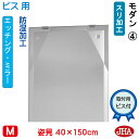 JHA 姿見 鏡 おしゃれ 姿見ミラー 姿見鏡(デザインミラー)モダン4 W400×H1500(ビス用)EM-40X150Tb-M4 防湿 鏡 ミラー フレーム...