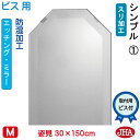 JHA 姿見 姿見八角鏡 八角ミラー(デザイン風水ミラー) シンプル1 八角形 W300×H1500(ビス用) EO-30X150Tb-S1 風水鏡 フレームレ...