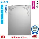 JHA 姿見 鏡 おしゃれ 姿見ミラー 姿見鏡(デザインミラー)バラ3 W400×H1500(ビス用)EM-40X150Tb-R3 防湿 鏡 ミラー フレームレ...
