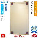 JHA 鏡 ミラー 洗面鏡 化粧鏡(デザインミラー)ステンド(ヴァイオレット) W400×H700(ビス用) EM-40X70Tb-FV フレームレスミラー ノ...