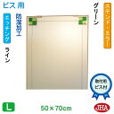 JHA 鏡 ミラー 洗面鏡 化粧鏡(デザインミラー)ステンド(グリーン) W500×H700(ビス用) EM-50X70Tb-FG フレームレスミラー ノンフレ...