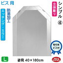 JHA 姿見 鏡 おしゃれ 八角姿見 八角姿見鏡(デザイン風水ミラー) シンプル4 八角形 W400×H1800(ビス用) EO-40X180Tb-S4 防湿 風水鏡 フレームレスミラー ノンフレーム 玄関 全身鏡 全身ミラー おしゃれ モダン シンプル エッチング スタイリッシュ