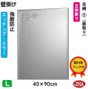 JHA 鏡 壁掛け おしゃれ ミラー 壁掛け鏡 ウォールミラー(デザインミラー)花柄1 (飛散防止・壁掛け用)W400×H900(面取り) EM-40X90MF...