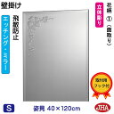JHA 姿見 壁掛け 鏡 おしゃれ 姿見ミラー 姿見鏡 (デザインミラー) 花柄1 (飛散防止・壁掛け用) W400×H1200(面取り) EM-40X120M...