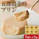 贈答 ギフト 五郎島金時 プリン 6個入 ×5箱 化粧箱入 メーカー直送 さつまいも スイーツ お菓子 保存料無添加 石川 かわに