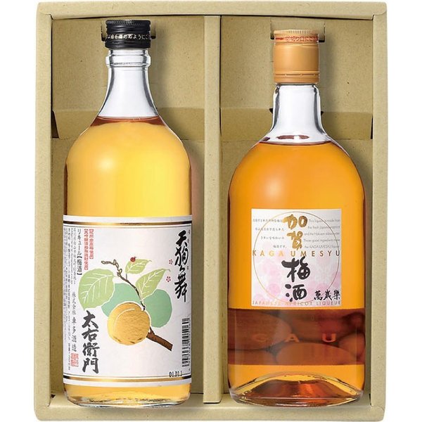 贈答 ギフト 梅酒セット UME-30 1440ml 箱入 天狗舞 梅酒 太右衛門 720ml 萬歳楽 加賀梅酒720ml ギフト 石川県産