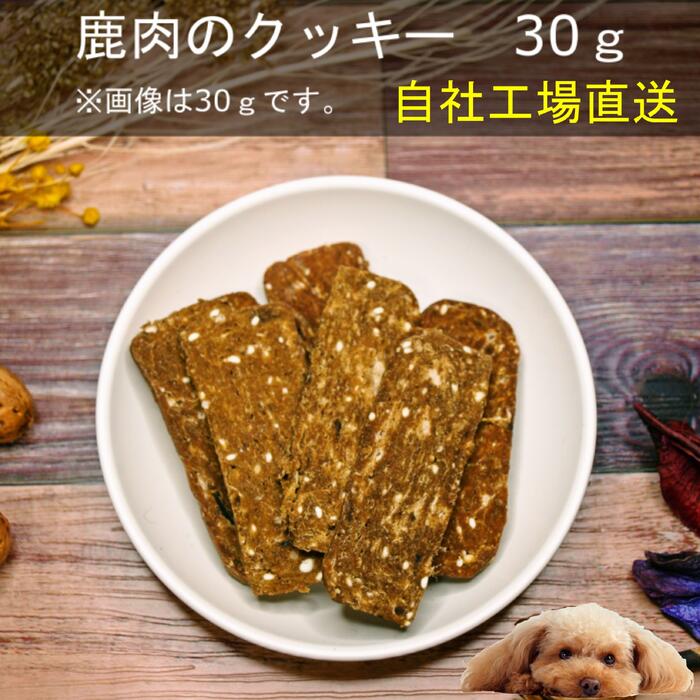 【LINE登録で300円OFFクーポン】■鹿肉のクッキー30g■ 犬 無添加 おやつ aian あい庵 イヌおやつ ネコお..