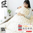 \限定クーポン有/匠の羽毛布団 セミダブルロングサイズ セミダブルサイズ 170×210 じぶん羽毛 WGD90% 抗菌防臭 足元あったか みんかけ ホワイトグースダウン90% アレルG+ マルセック SEK グラデーション立体キルト【ケイティ2】