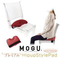 MOGUプレミアムヒップアップスタイルパッド ビーズクッション | クッション かわいい 椅子 背もたれ 姿勢 ビーズ モグ ピロー 腰 デスクワーク 骨盤 シートクッション オフィス もぐ 肩 パウダービーズ サポートクッション 癒しグッズ プレゼント 椅子用 テレワーク