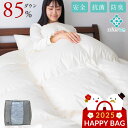 \MAX15%coupon/【2025 新春福袋】羽毛布団 2点セット ダウン85% 除湿機能付きふとん収納袋付き あったか羽毛布団に毛布をプラス 羽毛布団は日本製 シングルロングサイズ シングル ハッピーバッグ 選べる福袋 初売り 帰省 抗菌 防臭 防ダニ CILレッドラベル取得