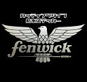 ■Fenwickステッカー■縦9.3cm横20cm■カッティング防水ステッカー■全16色選択■釣り具 タックル ルアー クーラーボックス 釣り竿 ロッド フェンウィック