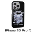 ムーンアイズ iPhone15 Pro ケース アイフォン15Pro アイフォンケース カバー ジャケット おしゃれ かっこいい アメリカン 車 バイク ホットロッド アメリカ MOONEYES MOON Custom Cycle Shop パンヘッド mip15 【メール便OK】_SA-MQG208-15P-MON