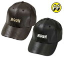ムーンアイズ キャップ 帽子 メンズ レディース アメカジ おしゃれ かっこいい アメリカン 車 バイク MOONEYES Faux レザー キャップ_CP-CM186-MON
