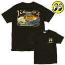 ムーンアイズ Tシャツ メンズ 半袖 アメカジ おしゃれ かっこいい かわいい 車 バイク ホットロッド レーシング モーター MOONEYES Honmoku Avenue D 【メール便OK】_TS-TM923BK-MON