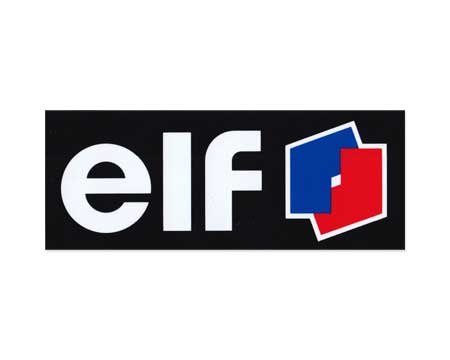 エルフ elf ステッカー ロゴ マーク ブランド 車 バイク アメリカン おしゃれ かっこいい レトロ ビンテージ カーステッカー アメリカン雑貨 クラシック サイズL 【メール便OK】＿SC-R1166-TMS