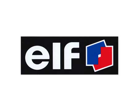 エルフ elf ステッカー ロゴ マーク ブランド 車 バイク アメリカン おしゃれ かっこいい レトロ ビンテージ カーステッカー アメリカン雑貨 クラシック サイズS 【メール便OK】＿SC-R1167-TMS