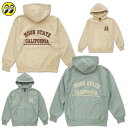 ムーンアイズ パーカー メンズ おしゃれ かっこいい アメカジ バイク 車 冬 秋 裏起毛 アメリカン MOONEYES MOON State California ジップフーディー_AP-SM884-MON
