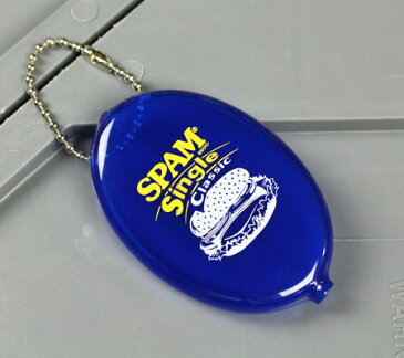 スパム コインケース キーリング付 小銭入れ ラバーコインケース アメリカ アメリカン雑貨 SPAM クラシック 【メール便OK】_KH-RCSPSC-UNT