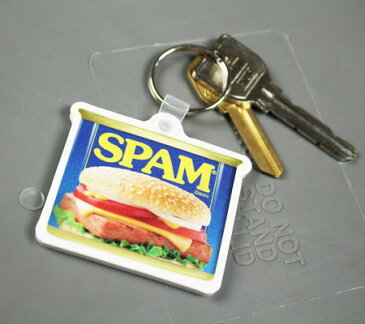 スパム キーホルダー おしゃれ かわいい アメリカ アメリカン雑貨 SPAM 【メール便OK】_KH-RKSP-UNT