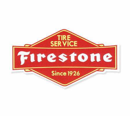 ステッカー ファイアストン ファイヤストーン Firestone 車 アメリカン バイク かっこいい おしゃれ カーステッカー タイヤ アメリカ アメリカン雑貨 1926 【メール便OK】_SC-MS136-FEE