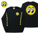 ムーンアイズ Tシャツ メンズ 長袖 アメカジ おしゃれ かっこいい ホットロッド レーシング モーター MOONEYES MOON Racing Cam ロングスリーブ Tシャツ 【メール便OK】_TS-TM112BK-MON