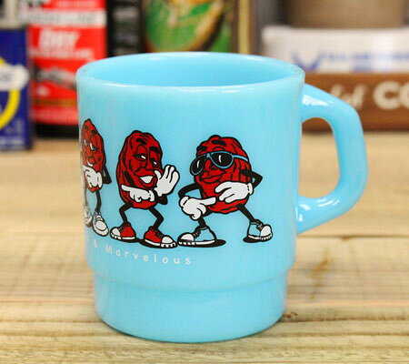 マグカップ プラスチック コップ カップ おしゃれ かわいい スタッキング アウトドア キャンプ キャラクター アメリカ アメリカン雑貨 ミルキースタッキングマグカップ RAISINS＿TW-152796-SHO jicoman-10015537 U.S. JUNKYARD サンプル画像2