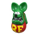 ラットフィンク アンテナトッパー 車 キャラクター アメリカ カー用品 カーアクセサリー RatFink ボディ＿AT-RAF591-MON