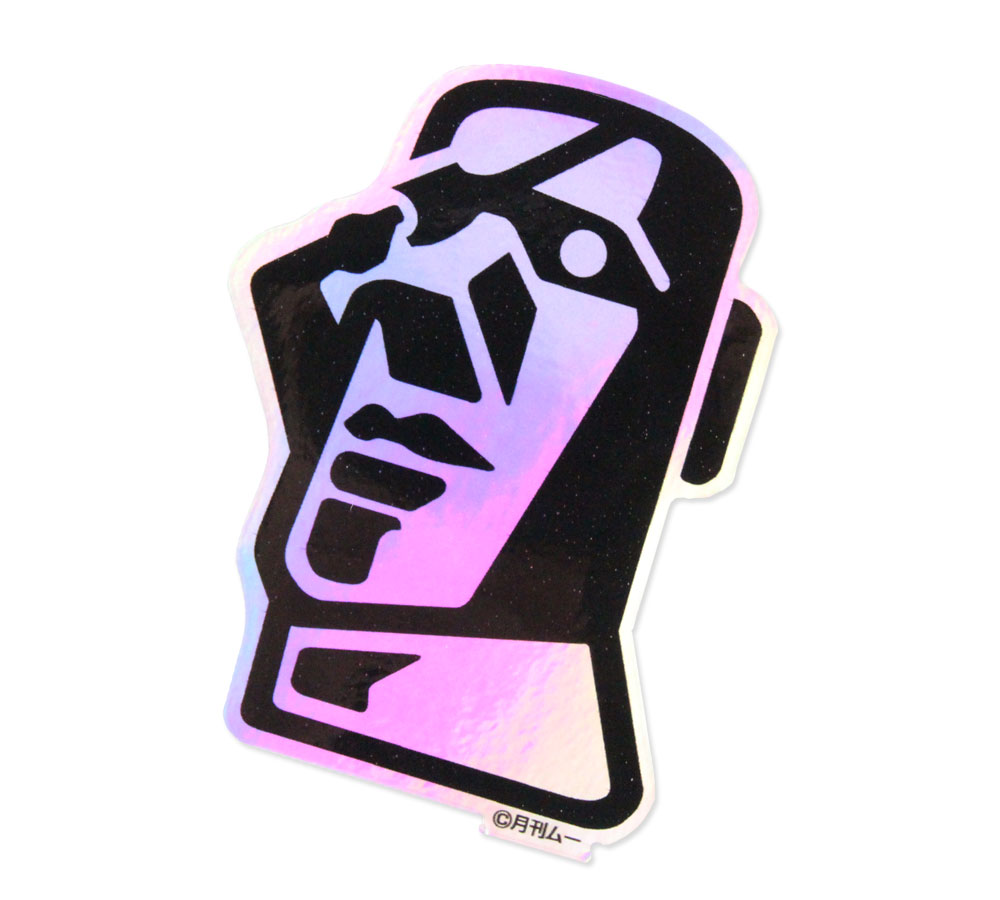 ムー ステッカー ブランド おしゃれ かっこいい アウトドア スーツケース バイク 車 オカルト ミステリー ホログラムステッカー 月刊ムー モアイ 【メール便OK】＿SC-LCS-814-GEN