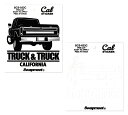 ステッカー 車 アメリカン おしゃれ かっこいい アメリカン雑貨 Swapmeet Cal STICKER CALIFORNIA TRUCK TRUCK 【メール便OK】＿SC-SCS032C-HBT