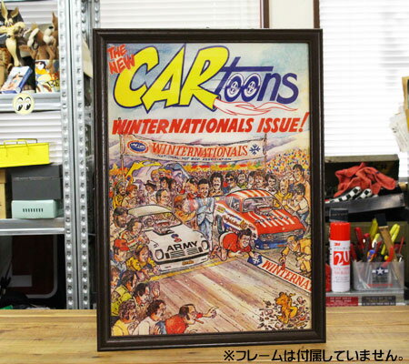 CARtoons ポスター アメリカン おしゃ...の紹介画像2