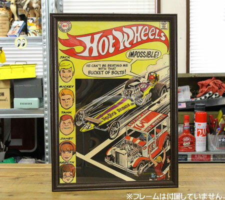 Hot Wheels ポスター アメリカン おしゃれ かっこいい ヴィンテージ レトロ インテ...