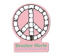 ブラザーマール BROTHER MERLE ステッカー 面白い スケボー おしゃれ ストリート アメリカン アメリカン雑貨 車 バイク スーツケース ノートパソ...