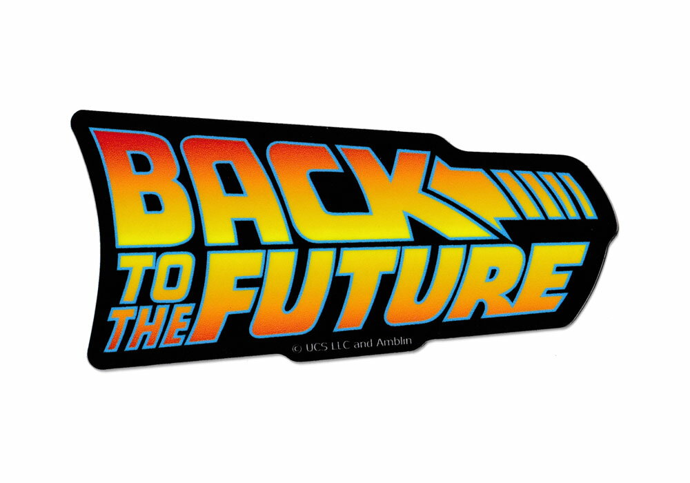 バックトゥザフューチャー Back to the Future ステッカー アメリカン かっこいい おしゃれ 車 バイク ..