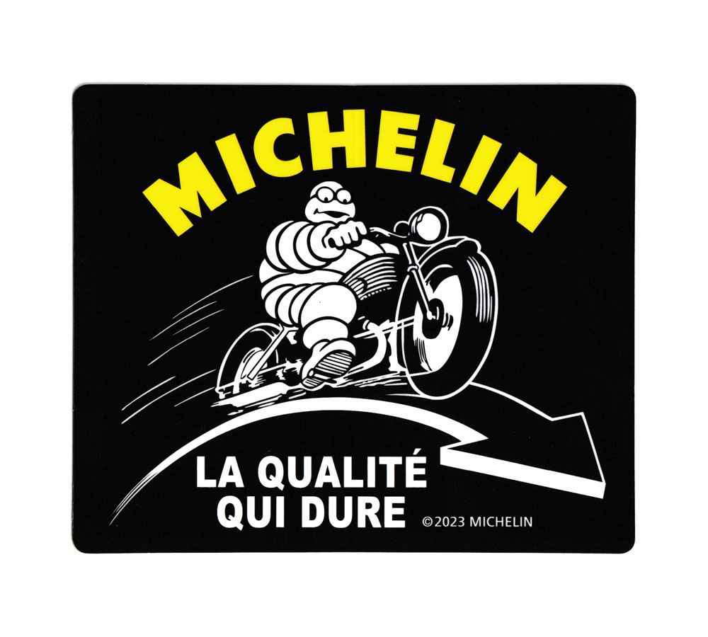 ミシュラン ステッカー ミシュランマン ビバンダム おしゃれ バイク 車 かっこいい タイヤ カーステッカー Michelin MOTO A 【メール便OK】＿SC-R1062-TMS