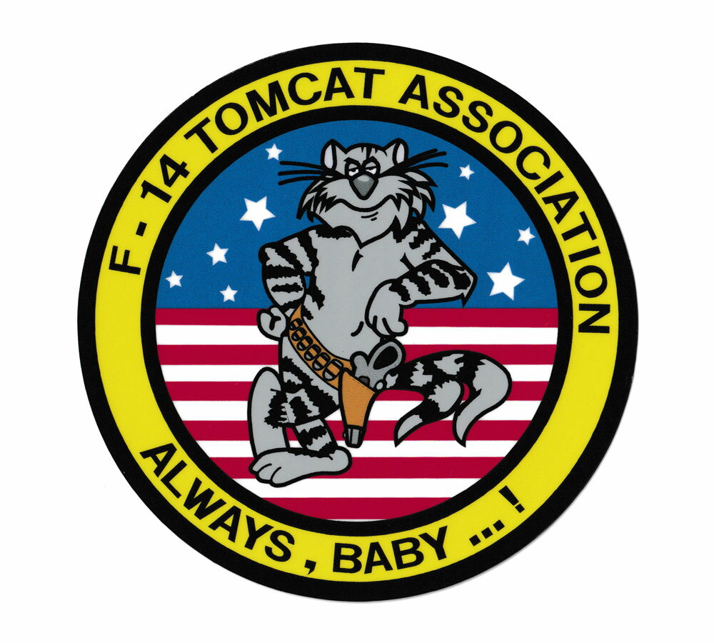 【アウトレットセール(訳あり商品)】トムキャット ステッカー ミリタリー アメリカン おしゃれ かっこいい 車 バイク カーステッカー US NAVY アメリカ...