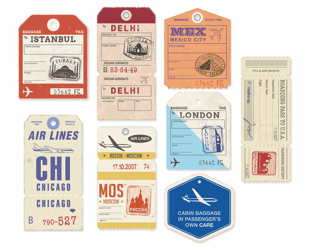 ステッカー スーツケース キャリーケース おしゃれ かっこいい レトロ 旅行 アメリカン雑貨 ヴィンテー..