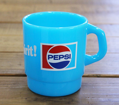 ペプシ マグカップ プラスチック コップ カップ おしゃれ アメリカン かわいい ビンテージ レトロ アウトドア キャンプ アメリカン雑貨 スタッキングマグカップ PEPSI LIGHT BLUE＿TW-073587-UNT jicoman-10017228 U.S. JUNKYARD サンプル画像2