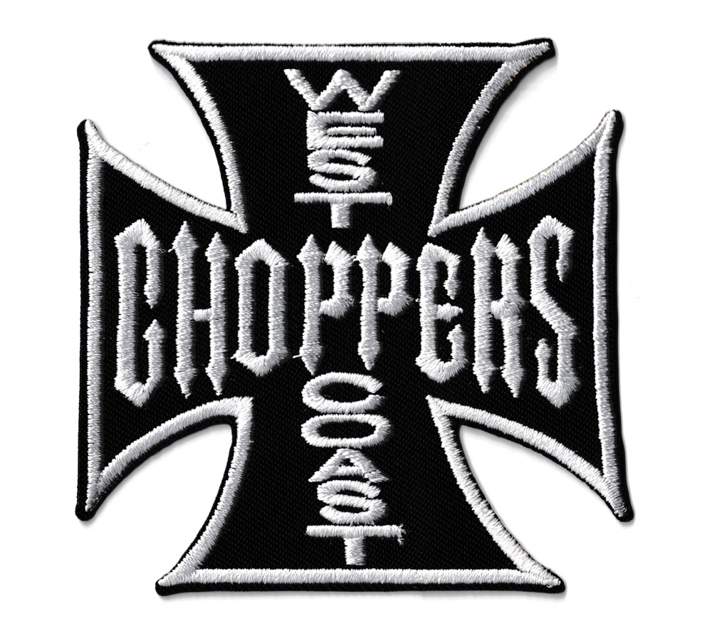 ウエストコーストチョッパーズ WEST COAST CHOPPERS ワッペン アイロン 大人向け おしゃれ かっこいい アメカジ アメリカン ブラック ＿WP-56-FEE