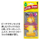 リトルツリー 芳香剤 車 エアフレッシュナー 吊り下げ アメリカ おしゃれ エアーフレッシュナー カー用品 カーアクセサリー Little Trees レギュラーサイズ サンセットビーチ Sunset Beach 【メール便OK】_AF-AF17177-MON