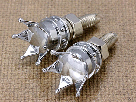 ナンバープレート ボルト ライセンスボルト カー用品 カーアクセサリー 2個セット クラウン 【メール便OK】＿NB-AA113CR-MON