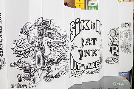 サンシェード ラットフィンク 車 日よけ おしゃれ 折り畳み フロントガラス カー用品 カーアクセサリー キャラクター Rat Fink SicK is In＿CA-RAF466-MON