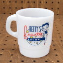 ベティ・ブープ マグカップ プラスチック カップ コップ スタッキング ガレージ アウトドア キャンプ BETTY BOOP ミルキースタッキングマグ ホワイト アメリカ アメリカン雑貨＿TW-BB001-SHO