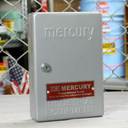 マーキュリー キーボックス 壁掛け インテリア おしゃれ MERCURY 鍵 収納 アメリカ アメリカン雑貨 シルバー＿MC-C110SL-MCR