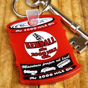 ケンドル キーホルダー キーリング おしゃれ 鍵 車 企業 バイク ラバーキーホルダー アメリカ アメリカン雑貨 KENDALL 【メール便OK】_KH-032-FEE