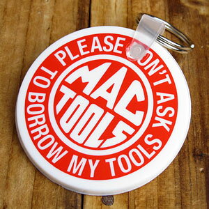 マックツールズ キーホルダー キーリング おしゃれ 鍵 車 企業 バイク ラバーキーホルダー アメリカ アメリカン雑貨 MAC TOOLS 【メール便OK】_KH-034-FEE