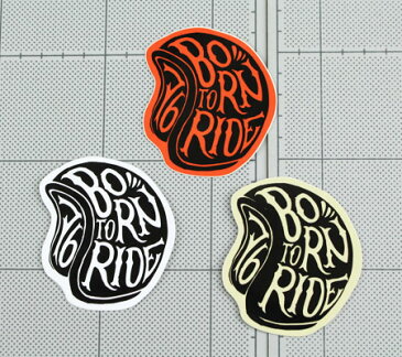 ステッカー アメリカン 車 バイク ヘルメット かっこいい おしゃれ ギター スケボー カーステッカー アメリカン雑貨 BORN TO RIDE 【メール便OK】_SC-1237-GEN