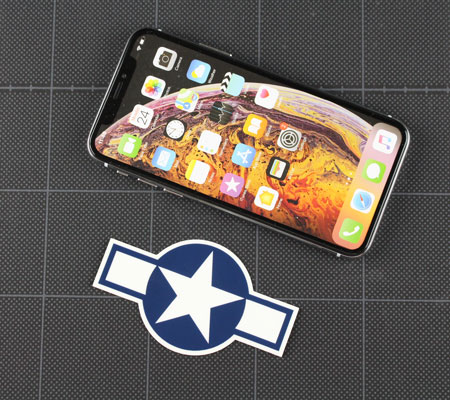 ミリタリー ステッカー アメリカン 車 おしゃれ かっこいい アウトドア スーツケース バイク カーステッカー 戦闘機 アメリカ軍 US AIR FORCE エアフォース AIR FIGHTER SYMBOLS ラウンデル 国籍マーク 1943-47 【メール便OK】＿SC-AFSL9622-AHD